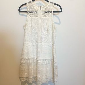 White lace Parker dress